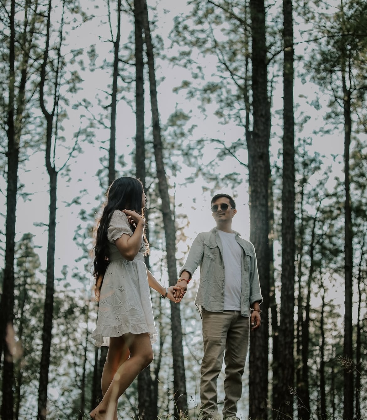 Nitish and Ayesha during their pre-wedding shoot
